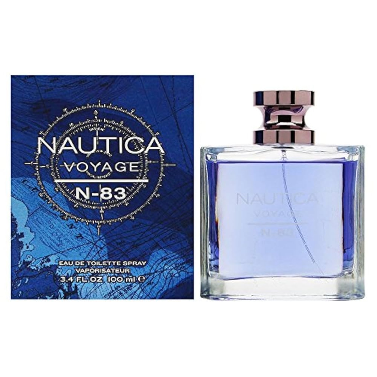  Fragancia Nautica Voyage N‑83 EDT 100ML para caballero